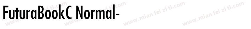 FuturaBookC Normal字体转换